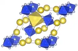 Elementarzelle von Natriumhexafluorosilicat