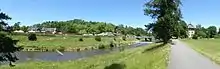 Panorama, Naturbad Riehen am Wiesengriener