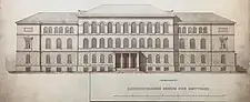 Hauptfassade nach Osten (1873)