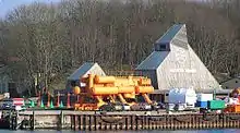 Das Nautineum auf der Stralsunder Insel Dänholm wurde 1999 eröffnet. Es zeigt u.&nbsp;a. Ausstellungen zur maritimen Forschung und Meeresraumbewirtschaftung.