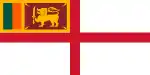 ehemalige Seekriegsflagge Ceylons