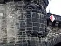 Stadtwappen an einem Pfeiler der Augustusbrücke