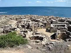 Blick über das Gräberfeld