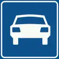 Niederlande, Zeichen G3, Autoweg