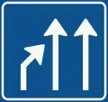 L5: Ende eines Fahrstreifens