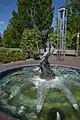 Der Neptun-Brunnen von Bernd Maro im Kurpark von Bad Bevensen