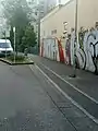 Bodenbelag in der Möhringer Straße. Ende 2025 soll hier Bachwasser fließen.