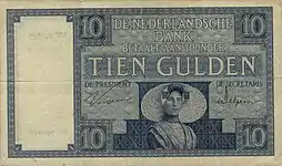 10-Gulden-Schein von 1930