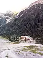 Zwei Tage nach Eröffnung der neuen Höllental­angerhütte 2015