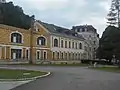 Das ehemalige Café mit dem d’Orange im Hintergrund