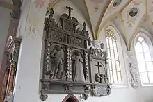 Grabmale des Hans Pleikard von Gemmingen mit Maria von Freiberg sowie des Karl Dietrich von Gemmingen in St. Urban und Vitus