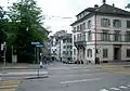 Gleiche Stelle 2009. Rechts das Haus «Zum Kronentor»