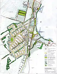 Neuruppin: Rahmenplan für den Ortsteil Treskow, 1992. Planung: Wolters Partner