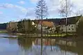 Bei leichtem Hochwasser