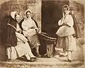 Fischerfrauen in Newhaven