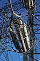 Ein Achtfach-Isolator zur Aufnahme hoher Zugkräfte einer Freileitungskreuzung