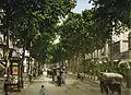 Die Avenue de la Gare zwischen 1890 et 1905.