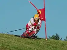 Nico Balek im FIS-Super-G von Rettenbach im Juli 2011
