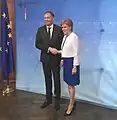 Mit Niels Annen, Staatsminister im Auswärtigen Amt