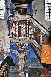 Kanzel der Dorfkirche
