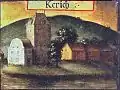 Abbildung von Niederkirch auf dem Trierer Gerichtsbild von 1589