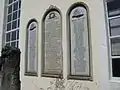 Gedenktafeln für die Toten des Deutsch-Französischen Krieges und des Ersten Weltkrieges