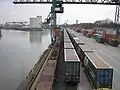 Hafen Köln-Niehl I – Containerterminal (Februar&nbsp;2010)