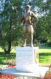 Statue im Zrinski-Park in Čakovec