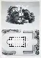 Ansicht ohne Zwiebelturm, Veröffentlichung: Architektonisches Album, 1839
