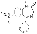 Strukturformel von Nimetazepam