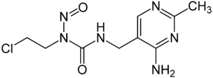 Strukturformel von Nimustin