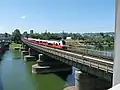 Doppeltraktion der Reihe 4746 auf der Norbahnbrücke