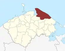 Lage des Krogsbølle Sogn in der Nordfyns Kommune