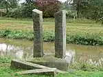 Figur gegen das Ufer, Nordhorn