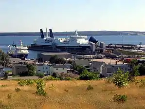 Hafen von North Sydney mit Neufundland-Fähre