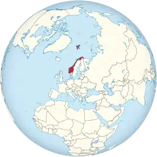 Staatsgebiet des Königreichs Norwegen