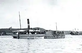 Ein Kanonenboot der Vale-Klasse