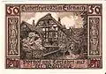 „Lutherfeier 1921 in Eisenach – Vorhof und Torfahrt auf der Wartburg“