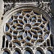 Rose am Nordquerhaus, 1230–1240