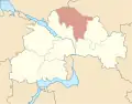 Rajon Nowomoskowsk in der Ukraine