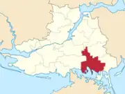 Rajon Nowotrojizke in der Ukraine