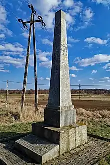 Ganzmeilensäule bei Nowogrodziec