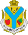 Wappen von Rajon Nyschnjohirskyj