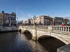 O’Connell Bridge in Dublin, Irland