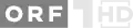 Cornerlogo von ORF 1 HD seit 26. April 2019