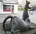 Katzenbrunnen, erste Hälfte der 1970er JahreKoordinaten52.2729898.048593