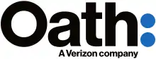 Das neue Logo und Name nach der Zusammenlegung der Marken Yahoo! und AOL