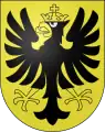 Einköpfiger Reichsadler im Wappen des ehemaligen Amtsbezirks Oberhasli und der Gemeinde Meiringen