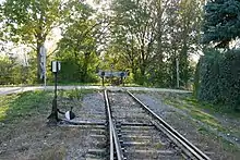 Streckenende der Burgenlandbahn