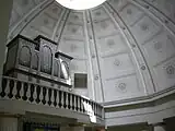 Kuppel und Orgel der evangelischen Rundkirche in Oberneisen
